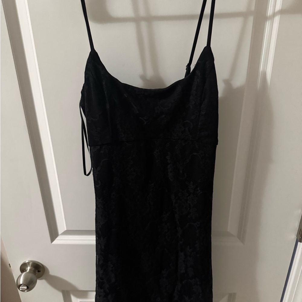 Windsor Black Lace Mini Bodycon Dress - New
